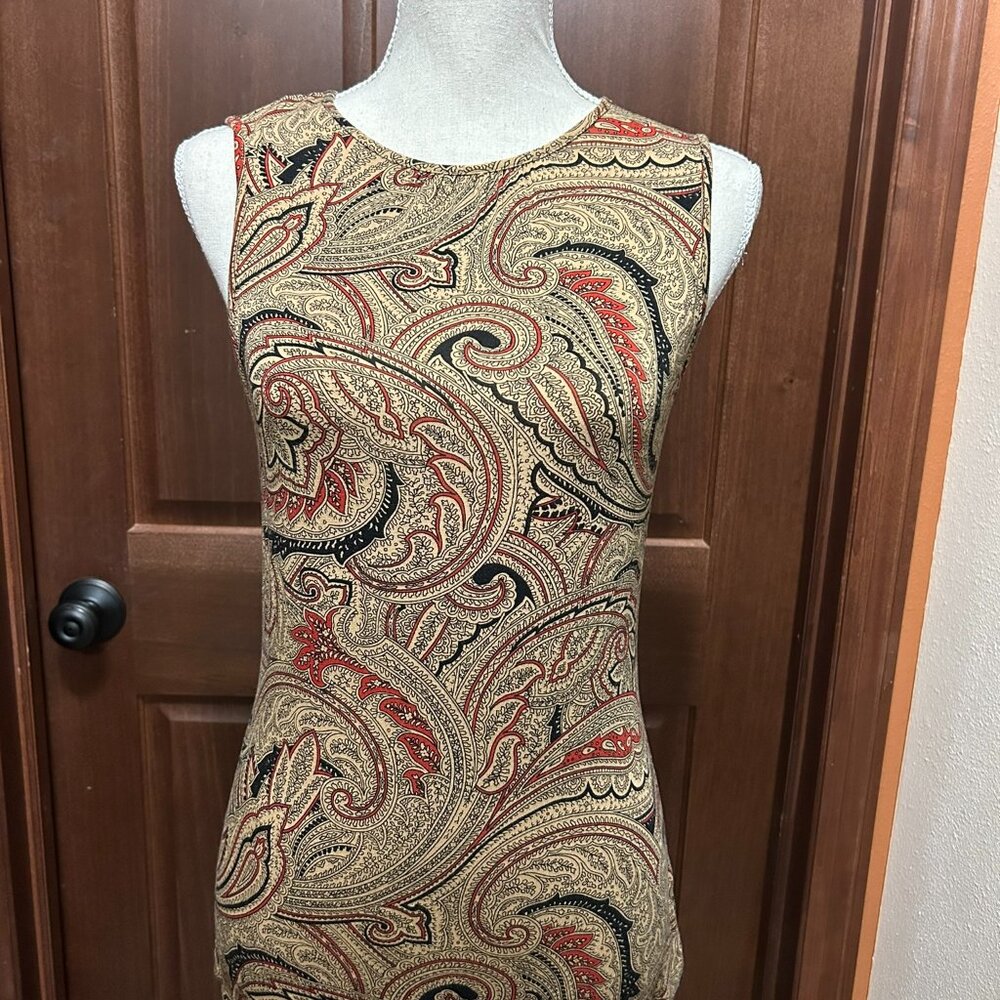Chaps size M Paisley Top